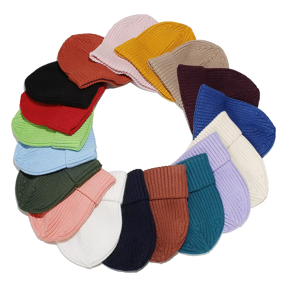 Women Autumn Winter Korean Style Knitted Beanie Outdoor Warm Cold Hat
