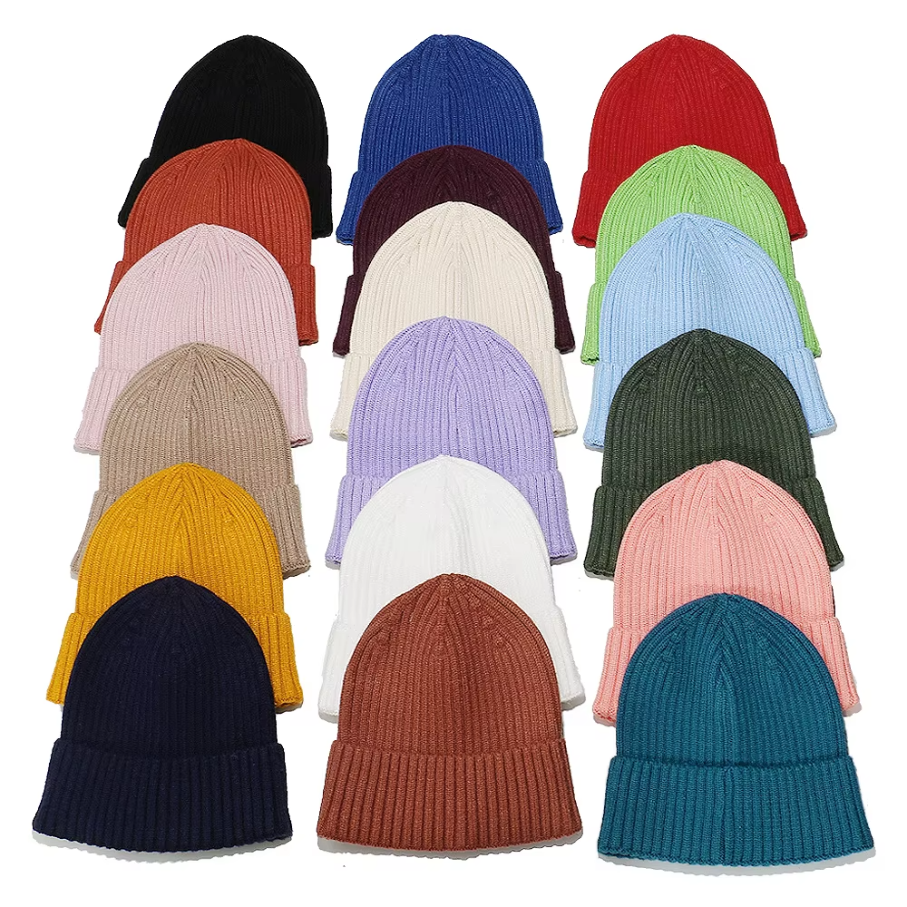 Women Autumn Winter Korean Style Knitted Beanie Outdoor Warm Cold Hat