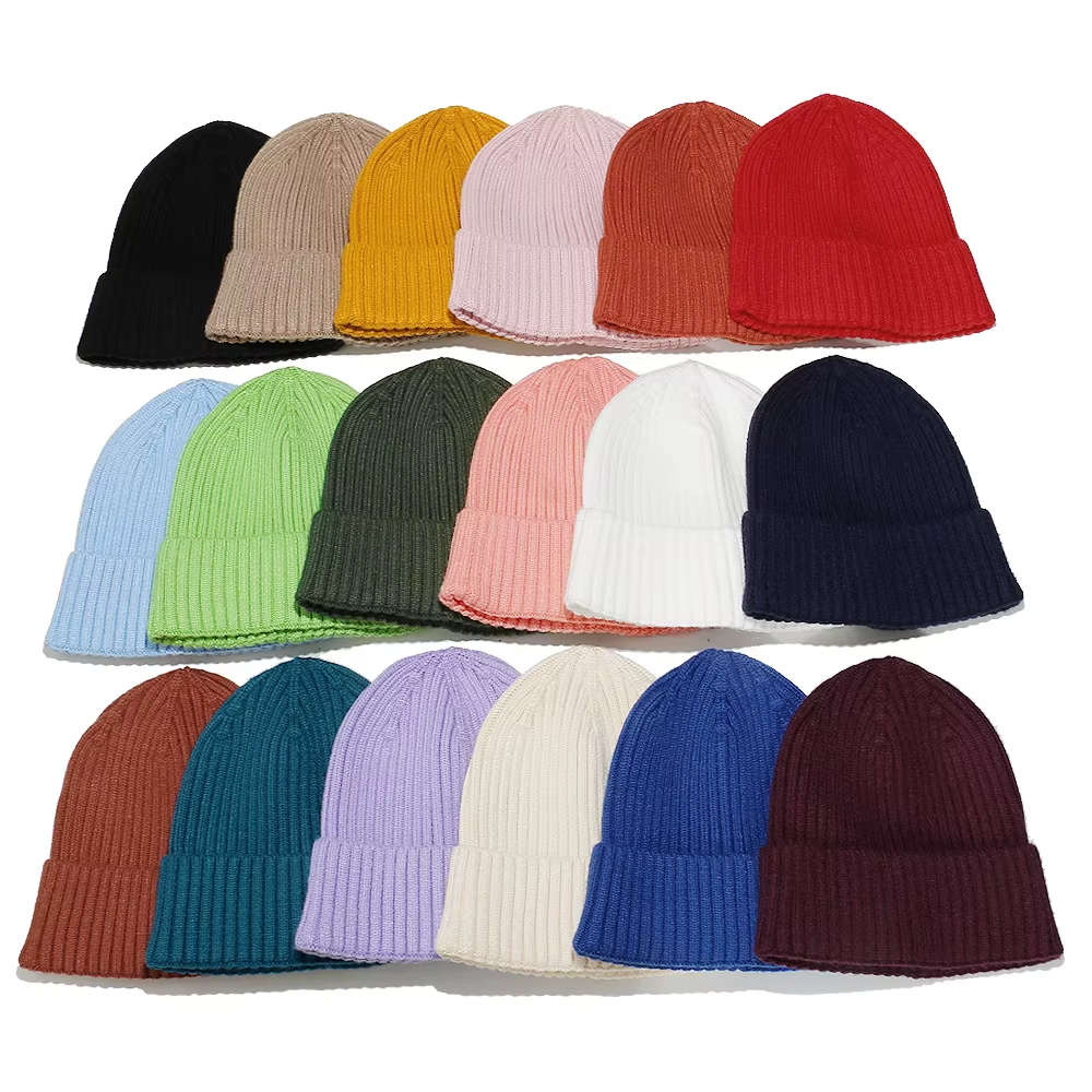 Women Autumn Winter Korean Style Knitted Beanie Outdoor Warm Cold Hat