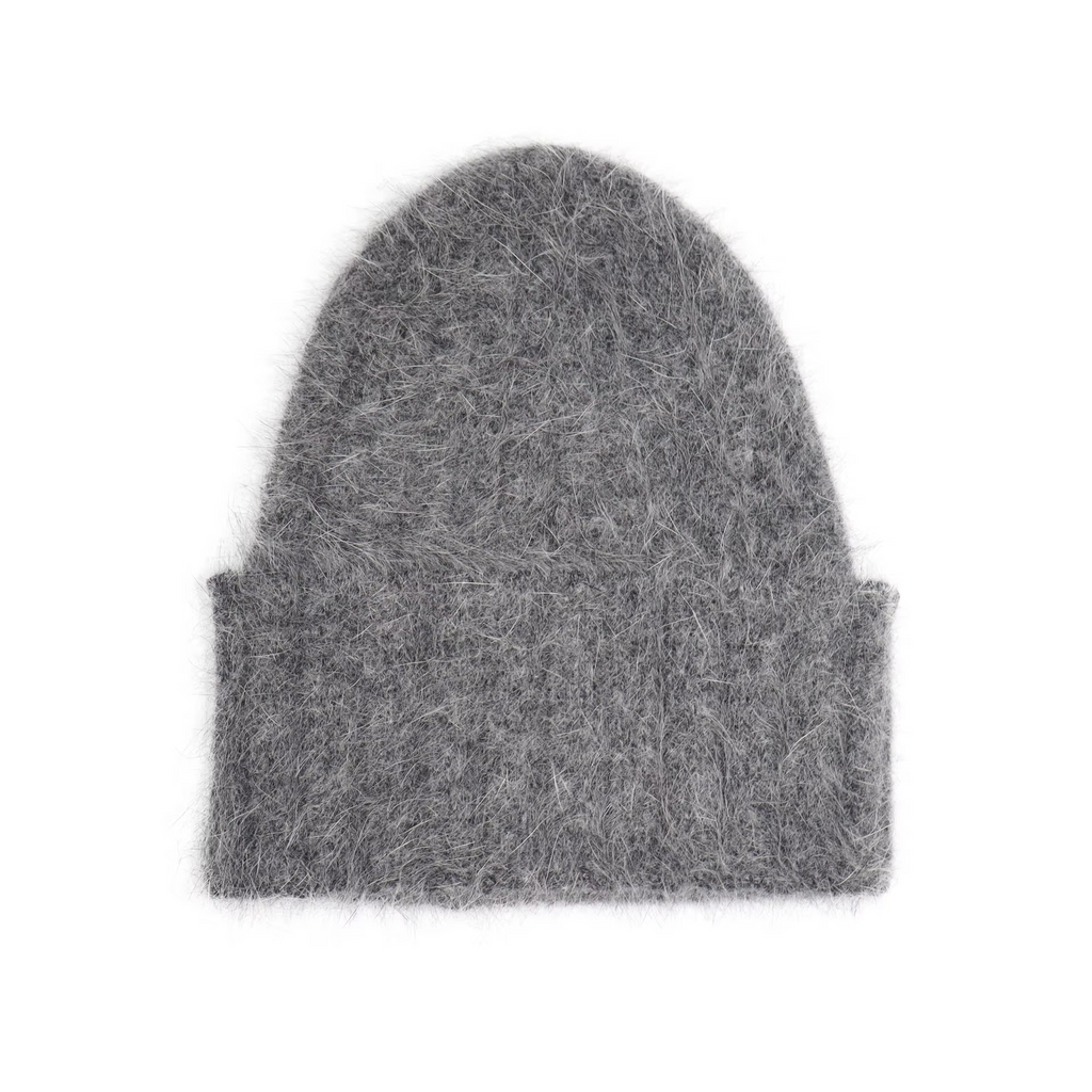 Autumn Winter Rabbit Fur Knitted Beanie Warm Ear Protection Thickened Woolen Hat for Men Women